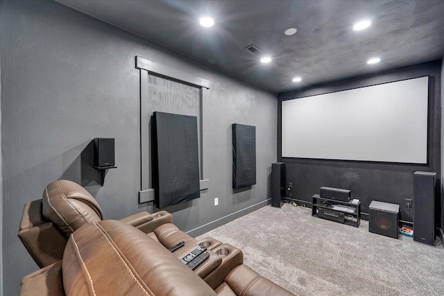 3141 Trinity Rd, Troutville, VA 24175 - carpeted cinema featuring recessed lighting and baseboards