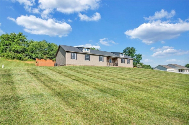 3141 Trinity Rd, Troutville, VA 24175 - back of house with a lawn