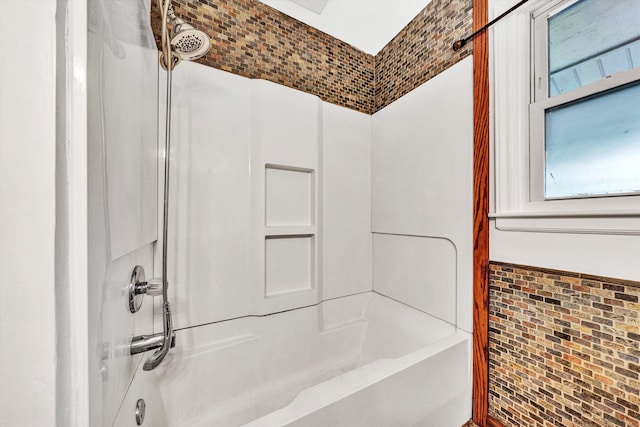 3717 Martinell Ave, Roanoke, VA 24018 - bathroom featuring  shower combination and plenty of natural light