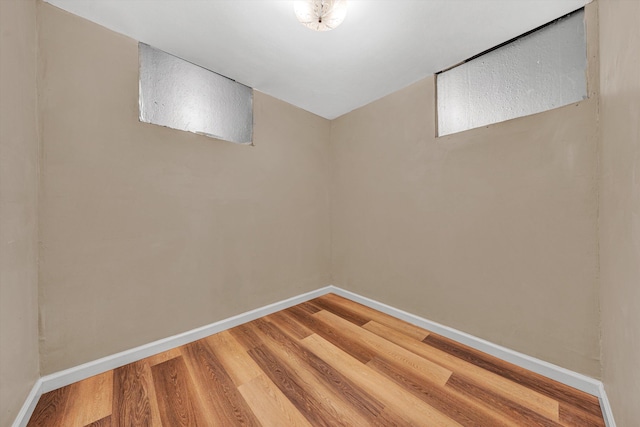3717 Martinell Ave, Roanoke, VA 24018 - finished below grade area with baseboards and light wood-style floors