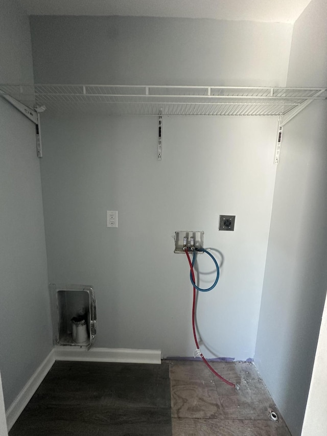 1626 9th St SE, Roanoke, VA 24013 - washroom with hookup for an electric dryer and washer hookup