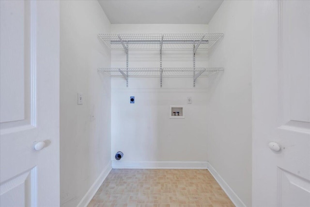 2534 Paris Mountain Rd, Elliston, VA 24087 - laundry room with hookup for an electric dryer and hookup for a washing machine