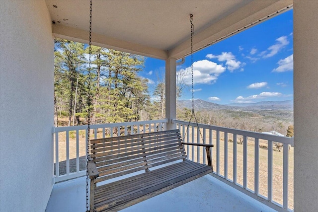2534 Paris Mountain Rd, Elliston, VA 24087 - balcony featuring a mountain view