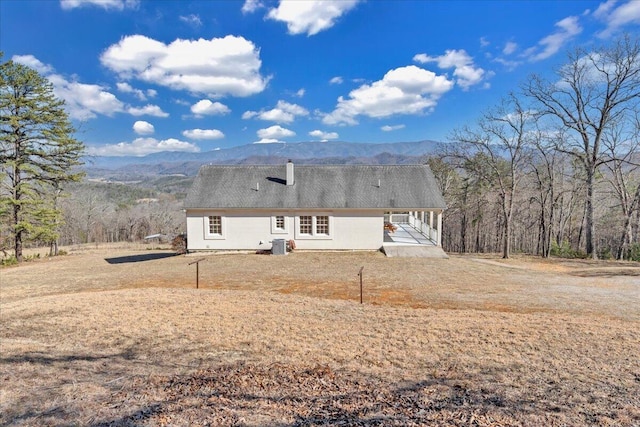 2534 Paris Mountain Rd, Elliston, VA 24087 - back of property featuring a mountain view