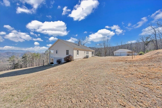 2534 Paris Mountain Rd, Elliston, VA 24087 - view of property exterior featuring a garage and an outdoor structure