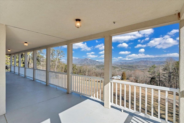 2534 Paris Mountain Rd, Elliston, VA 24087 - view of patio / terrace featuring a mountain view