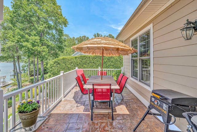 325 Bull Run Trl, Penhook, VA 24137 - view of patio / terrace with a grill and outdoor dining space