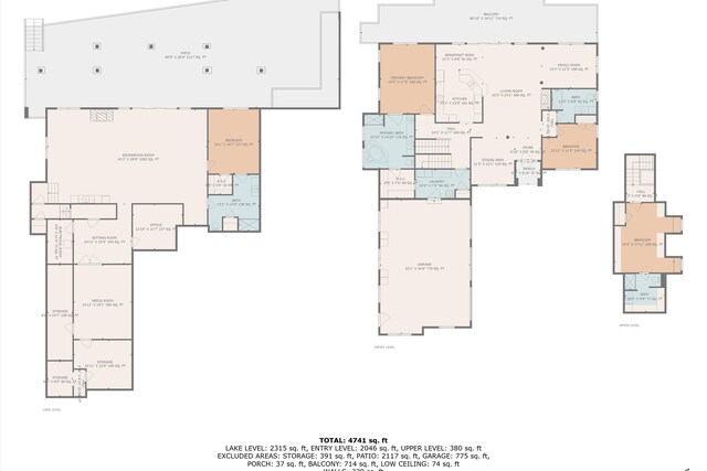 325 Bull Run Trl, Penhook, VA 24137 - view of room layout