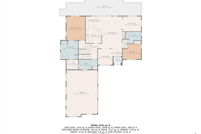 325 Bull Run Trl, Penhook, VA 24137 - view of home floor plan