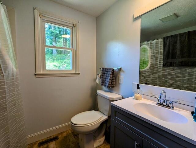 221 Camp Creek Rd NW, Riner, VA 24149 - bathroom featuring vanity and a shower with shower curtain