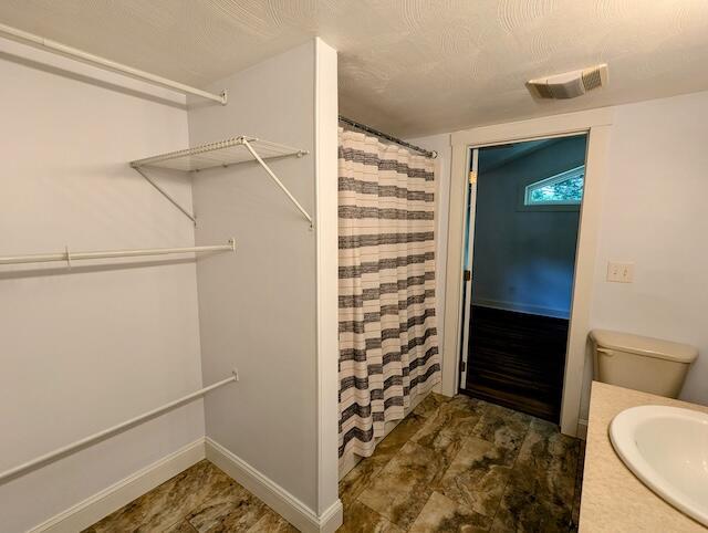221 Camp Creek Rd NW, Riner, VA 24149 - walk in closet featuring a sink