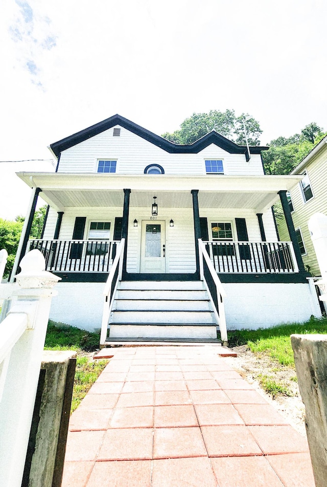 801 Concord St, Selma, VA 24474 - view of front of property with a porch