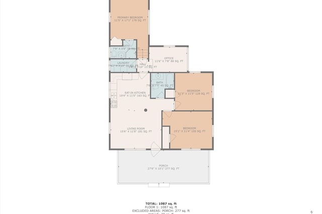 3653 Bunker Hill Dr, Roanoke, VA 24018 - view of property floor plan
