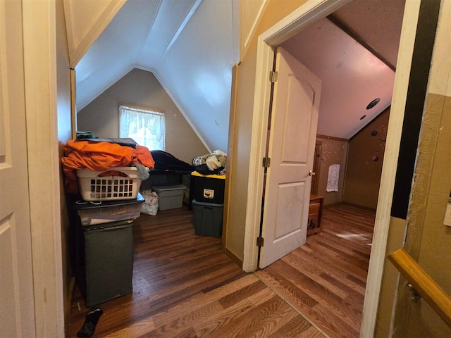 1213 Tazewell Ave SE, Roanoke, VA 24013 - additional living space featuring wood finished floors and lofted ceiling