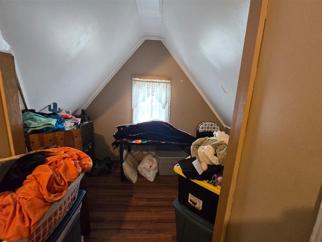 1213 Tazewell Ave SE, Roanoke, VA 24013 - bedroom featuring wood finished floors and lofted ceiling