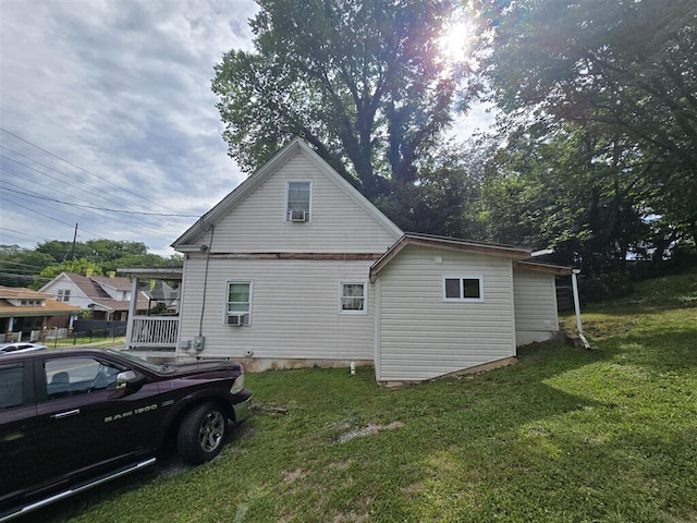 1213 Tazewell Ave SE, Roanoke, VA 24013 - view of property exterior with a yard and cooling unit
