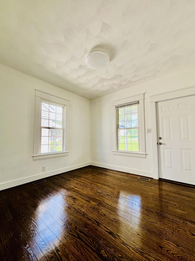 1138 Murray Ave SE, Roanoke, VA 24013 - spare room with plenty of natural light and dark wood-style floors