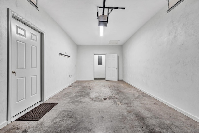 6617 Hartman Ct, Roanoke, VA 24019 - garage with a garage door opener and electric panel