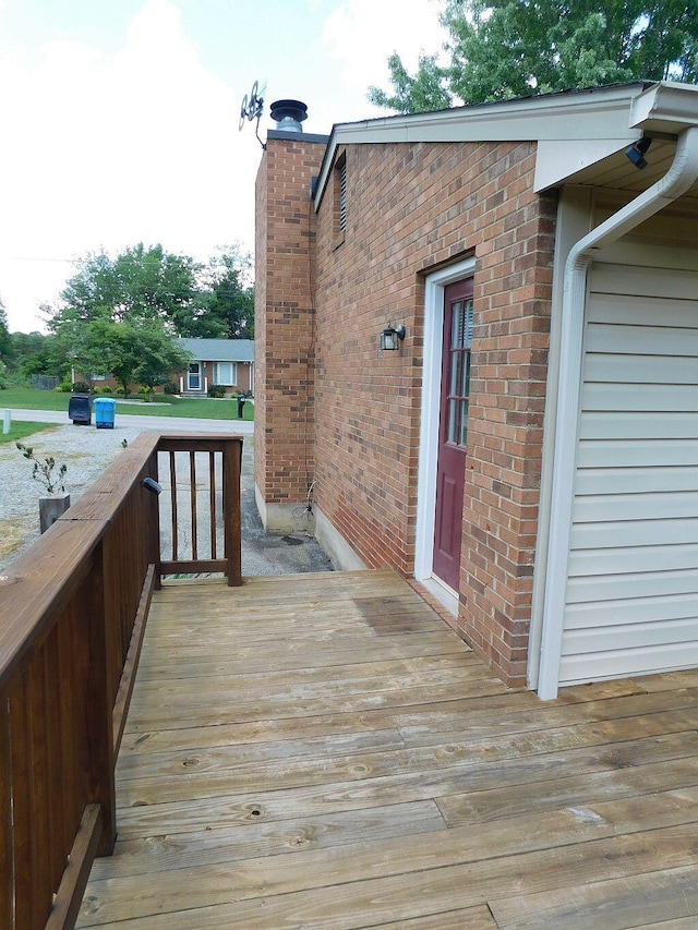 4230 Belford St SW, Roanoke, VA 24018 - view of wooden deck