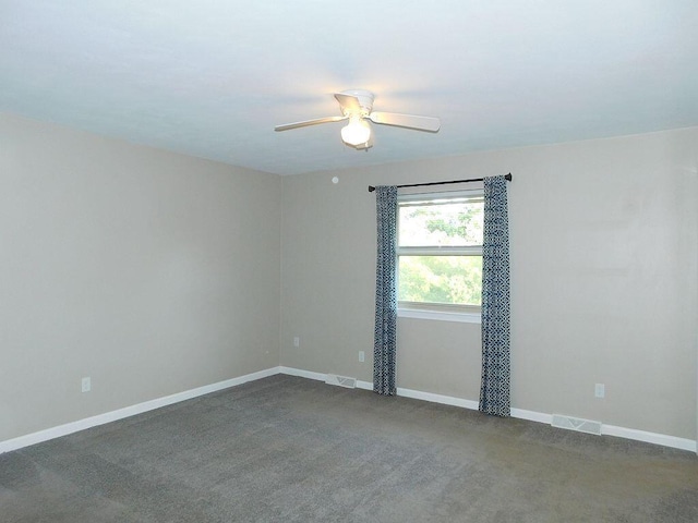 4230 Belford St SW, Roanoke, VA 24018 - spare room featuring a ceiling fan and carpet flooring