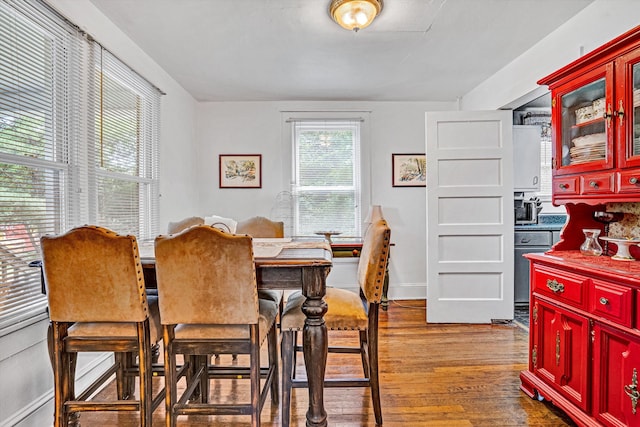 1831 S Carpenter Dr, Covington, VA 24426 - dining room with wood finished floors and baseboards