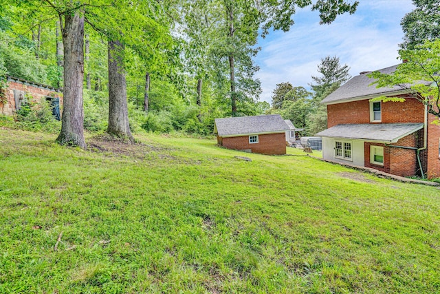 1831 S Carpenter Dr, Covington, VA 24426 - view of green lawn featuring an outbuilding