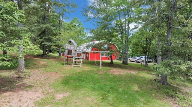 1769 Scenic View Rd, Moneta, VA 24121 - view of yard featuring an outbuilding