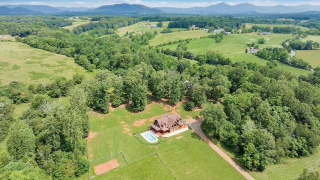 1769 Scenic View Rd, Moneta, VA 24121 - aerial view of property's location with mountains and rural landscape