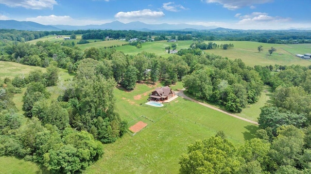 1769 Scenic View Rd, Moneta, VA 24121 - overview of rural landscape featuring a mountain backdrop