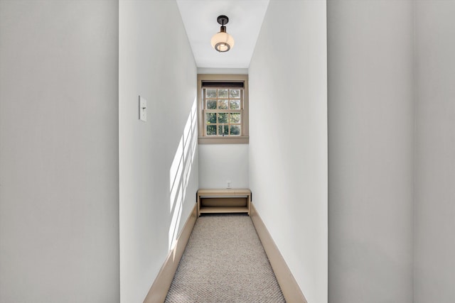 3150 Green Ridge Rd NW, Roanoke, VA 24019 - hall featuring light carpet and baseboards