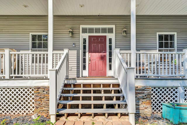 3150 Green Ridge Rd NW, Roanoke, VA 24019 - view of exterior entry featuring covered porch