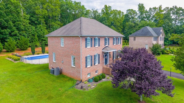 1266 Wills Way, Forest, VA 24551 - view of side of property with brick siding and a cooling unit