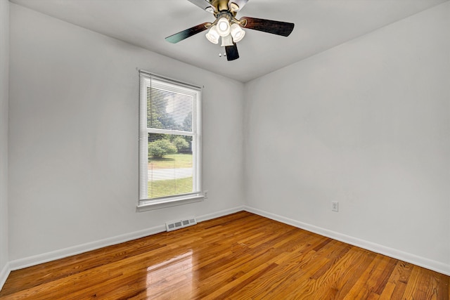 3716 Bower Rd, Roanoke, VA 24018 - empty room with light wood finished floors and ceiling fan