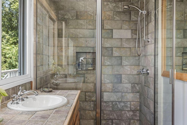 420 Cresthill Rd, Lynchburg, VA 24504 - bathroom featuring vanity and a shower stall