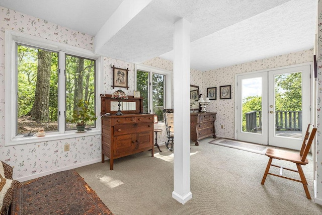 420 Cresthill Rd, Lynchburg, VA 24504 - sunroom featuring french doors and plenty of natural light