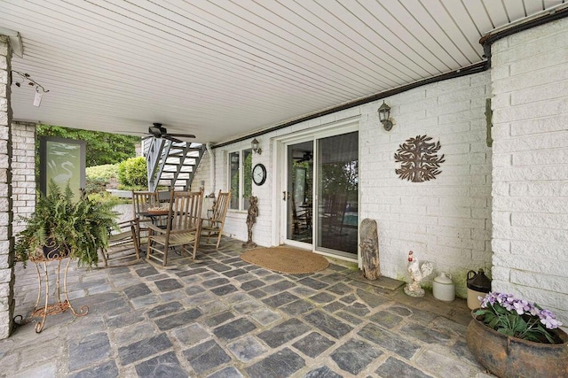 420 Cresthill Rd, Lynchburg, VA 24504 - view of patio / terrace with a ceiling fan