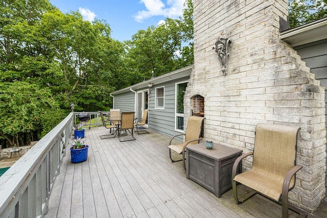 420 Cresthill Rd, Lynchburg, VA 24504 - deck featuring outdoor dining area