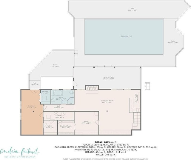 420 Cresthill Rd, Lynchburg, VA 24504 - view of floor plan / room layout