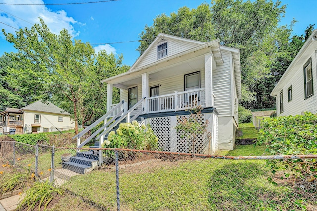1521 Church Ave SE, Roanoke, VA 24013 - view of front of property featuring stairs, a porch, and a gate