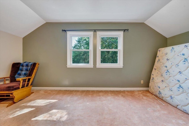404 Robin Ridge Rd, Rocky Mount, VA 24151 - unfurnished room featuring lofted ceiling and carpet