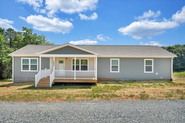 2804 Bonbrook Mill Rd, Wirtz, VA 24184 - ranch-style home featuring covered porch