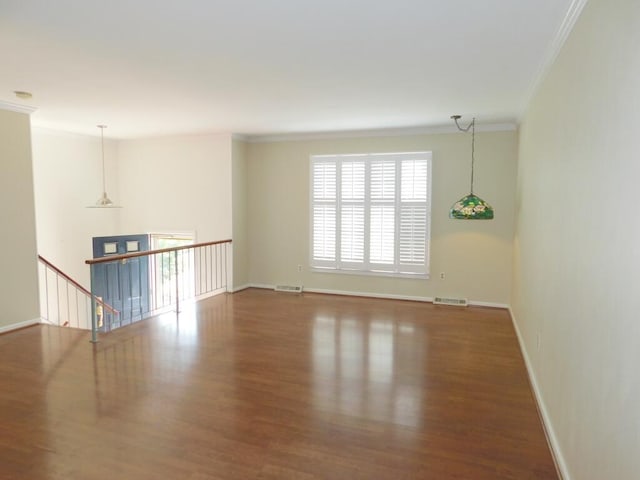 4029 Kentland Dr, Roanoke, VA 24018 - empty room featuring crown molding and wood finished floors