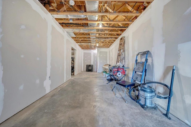 17 Dudley Creek Rd, Hardy, VA 24101 - view of unfinished basement