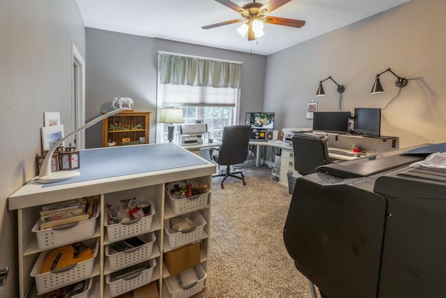 115 Armistead Ln, Rustburg, VA 24588 - office space featuring carpet flooring and a ceiling fan