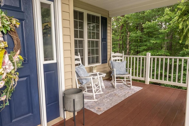 115 Armistead Ln, Rustburg, VA 24588 - view of wooden porch