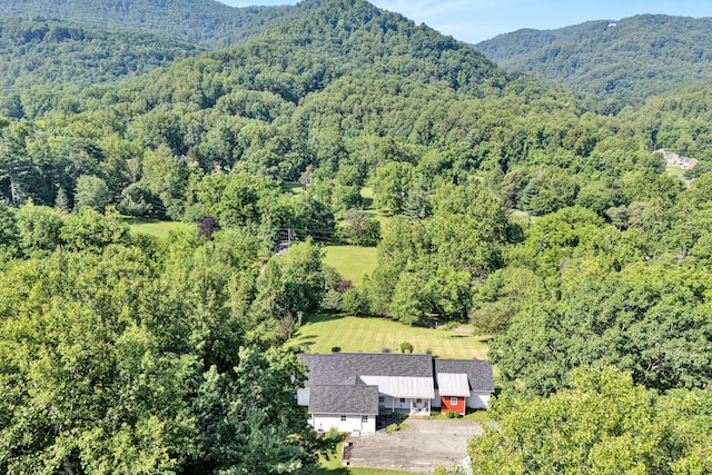 6820 Dawnwood Rd, Roanoke, VA 24018 - view of property location featuring a heavily wooded area and a mountain backdrop
