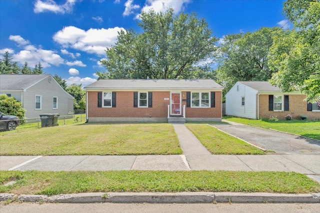 309 Mcclelland St, Salem, VA 24153 - view of front of home featuring brick siding and asphalt driveway