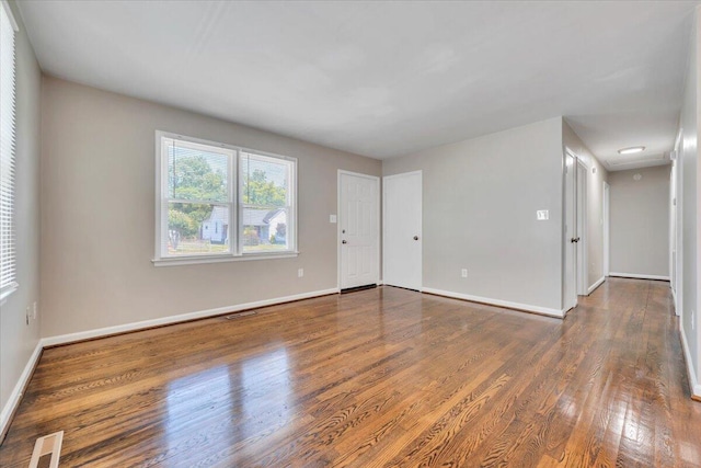 309 Mcclelland St, Salem, VA 24153 - empty room featuring wood finished floors and baseboards