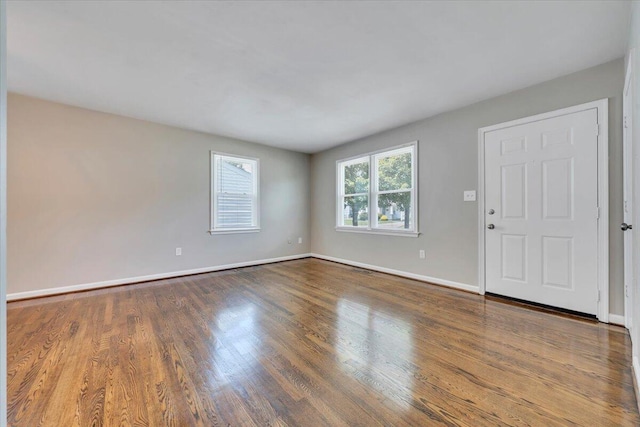 309 Mcclelland St, Salem, VA 24153 - spare room with wood finished floors and baseboards