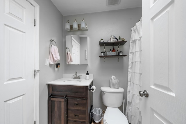4575 Nelms Ln NE, Roanoke, VA 24019 - full bathroom featuring vanity and toilet